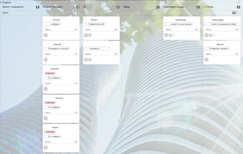 Трансформация HR-сервиса в финтех-компании